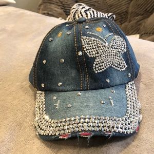NEW Butterfly Bling Hat